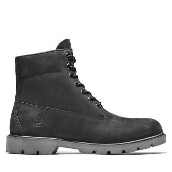 Timberland 6-Inch Basic - Cierne Nepremokave Topanky Panske, T0005SK